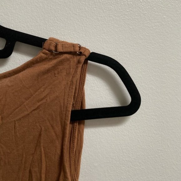 Vintage Ecru Scoop Neck Draped Tank Top XS - Picture 2 of 4